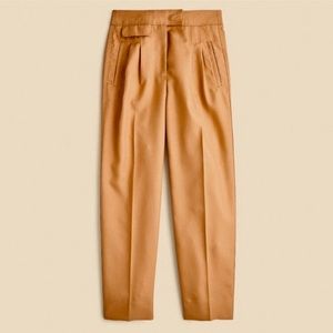 J. Crew Tapered Pants Tan w/ Front Pleats